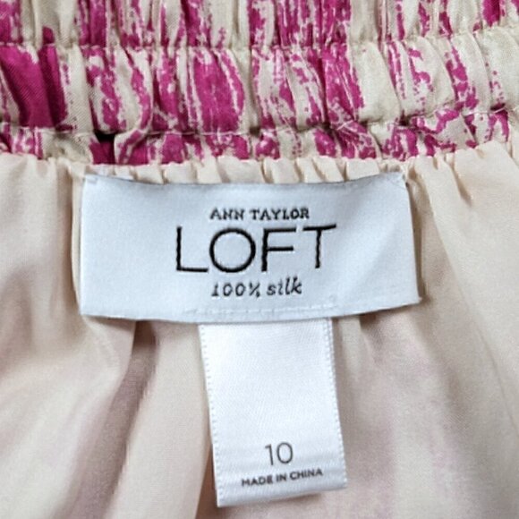 Ann Taylor Loft Silk Maxi Sundress with criss-cross straps - Picture 4 of 4